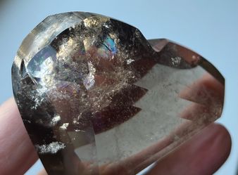 A Grade Smokey Quartz Crystal with Rainbows