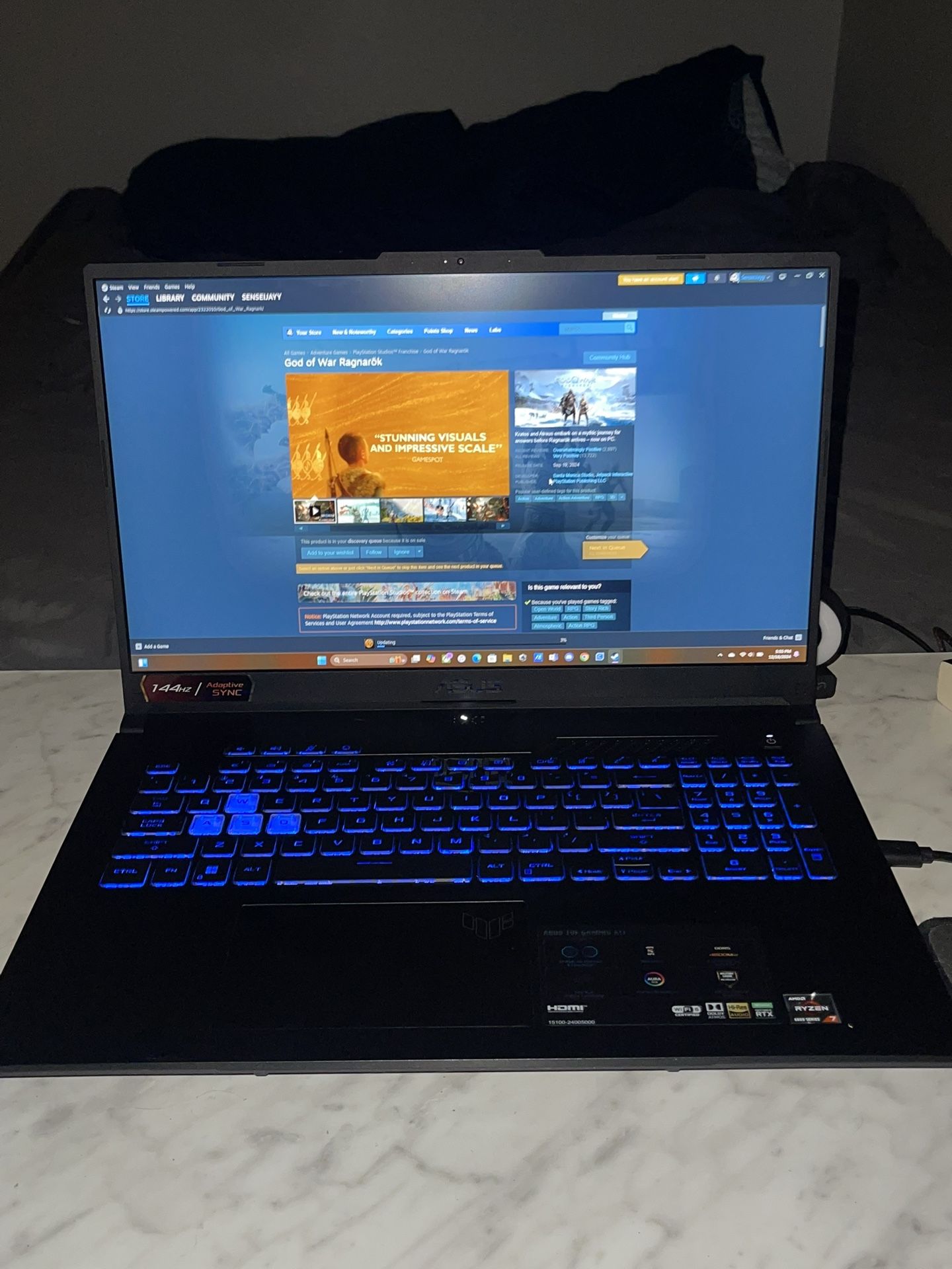 Asus Tuff F17 Gaming Labtop 