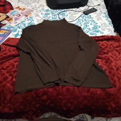 Brown Long Sleeve Croft & Borrow 3x Woman's Sweater 