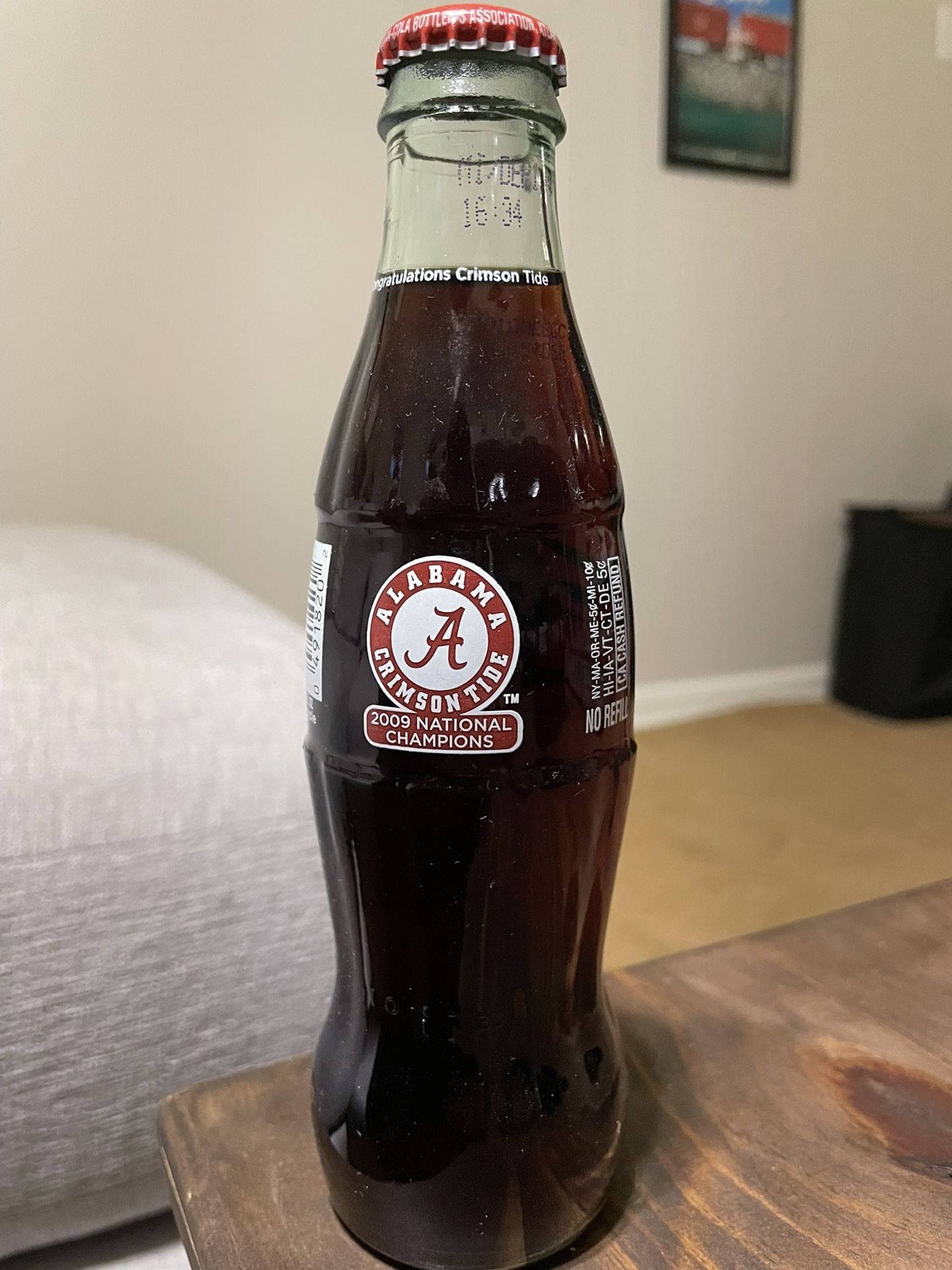 Alabama National Championship Coke Bottles