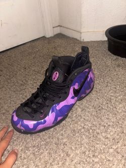 Purple camo Foamposites -size 11