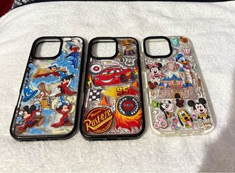 Disney Parks, $20 Each, 3D iPhone Cases, For 16 Pro Max, Please Read Description