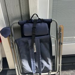 Blue Backpack Beach Chair 