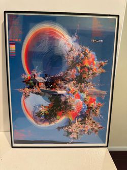 Beeple Regular Print "A Million Miles Per Hour" Framed 1/1