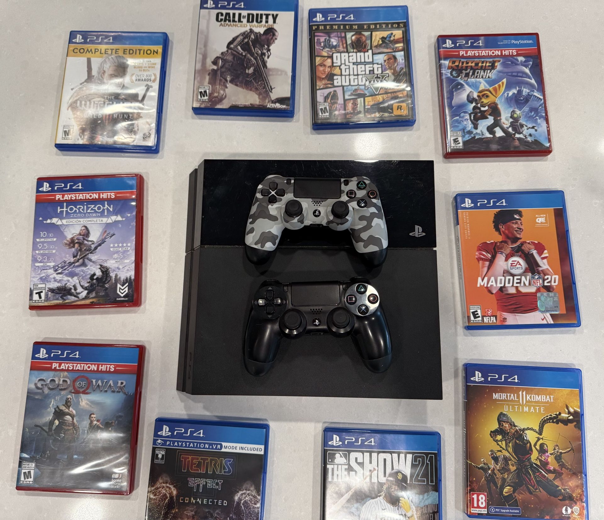 PS4 Good Working Condition & Great Game Library