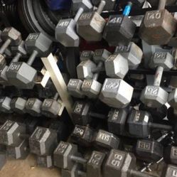 SELLING  RUBBER  &  STEEL  DUMBBELLS    +   ADJUSTABLE  DUMBBELLS   (PAIRS OF) :  5s 10s 15s 20s  25s  30s  35s  40s  45s  50 55s 60s 75s 80s 90s 110s