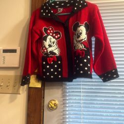 Minnie And Mickey  Mouse Sweater