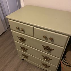 Small Wood Dresser 