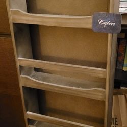 Wooden Magazine Rack