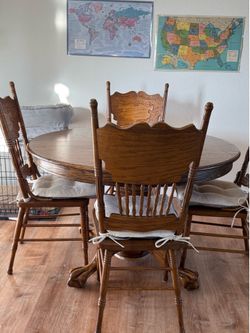 Vintage Wood Dining Table