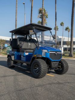BLP Motor Inc Zevo X Blue with Black Seats LSV Street Legal Golf Cart for Sale