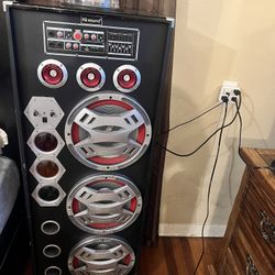 Hi Fi Bluetooth Party Speaker System For Parts Offer Me