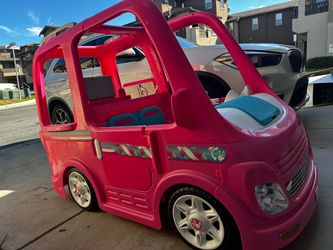 Viral Barbie Power Wheels Kids Ride-On Camper