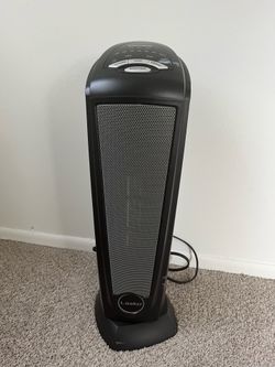 Lasko Electric Tower Space Heater with Thermostat & Timer