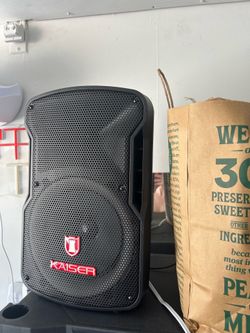 Bluetooth party speaker with mic input