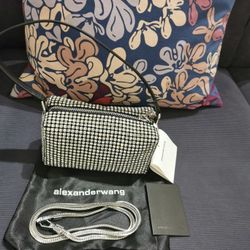 Alexander Wang heiress pouch in crystal mesh