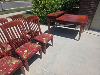 Dining table set with 8 chairs