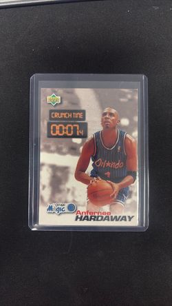 1997-98 Anfernee Hardaway Crunch Time Upper Deck Nestle Slam Dunk Card