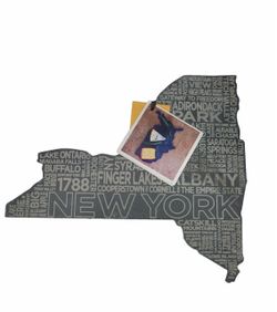 New York shaped cheeseboard