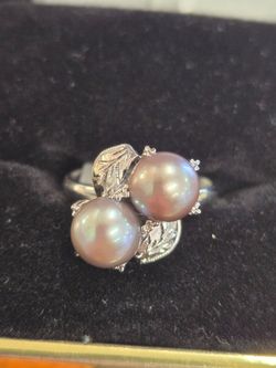 14kt pearl ring