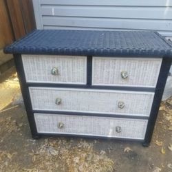 Wicker Dresser