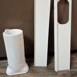 Hose & Window Brackets for a Portable Air Conditioner