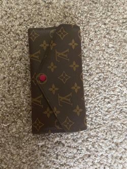 Authentic Louis Vuitton Monogram Canvas Josephine Wallet Long - Brown/Fuchsia