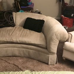 Nice Love Seat And Chair 