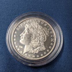 Brilliant "Morgan Dollar Design" .999 Fine Silver