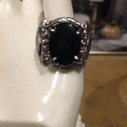 Vintage Black Onyx Ring