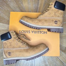Louis Vuitton Timberland Boots Brand New Shoes With Box And Dust Cover 