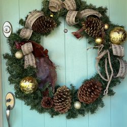 Handmade Christmas Wreath 30 Inch