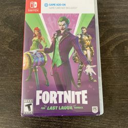 Fortnite:{CASE ONLY} The Last Laugh Bundle - Nintendo Switch{no Code)
