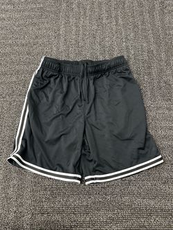 LEG3ND Mens Black White Solid Mesh Athletic Basketball Shorts XL Drawstring