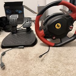 Ferrari Spider Wheel Xbox With Adapter (Pick Up Only)