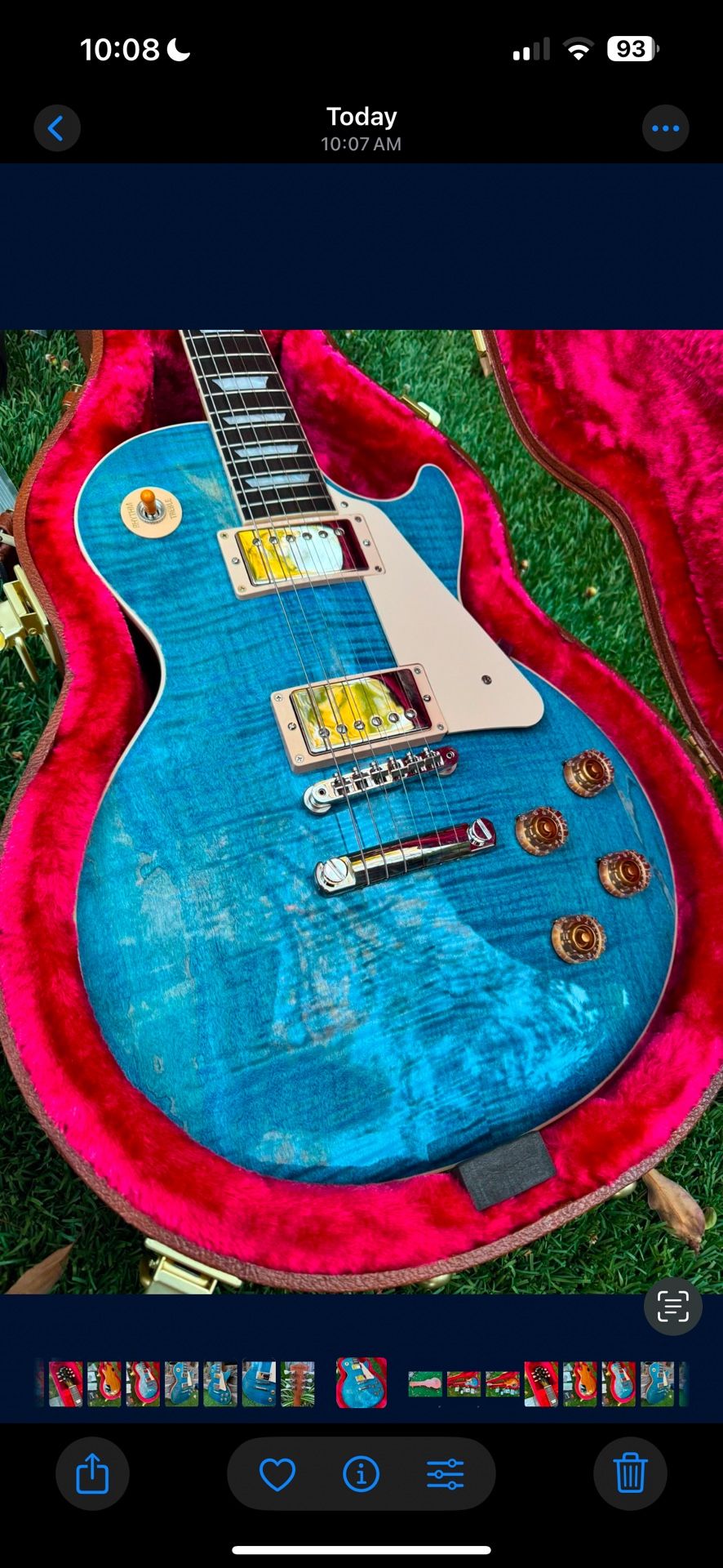 2024 Gibson Les Paul Standard 60’s ocean blue