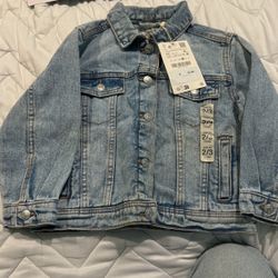 Zara denim Jacket Toddler Girl