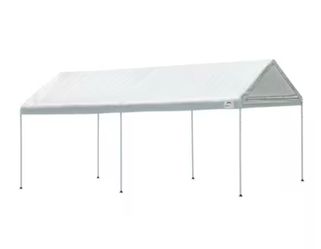 ShelterLogic 20-ft x 10-ft Rectangle White Standard canopy