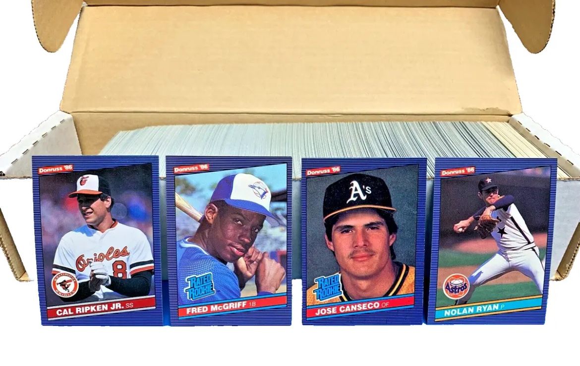 1986 DONRUSS BASEBALL CARD COMPLETE SET Canseco Rookie