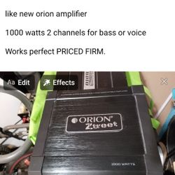 Orion Amp