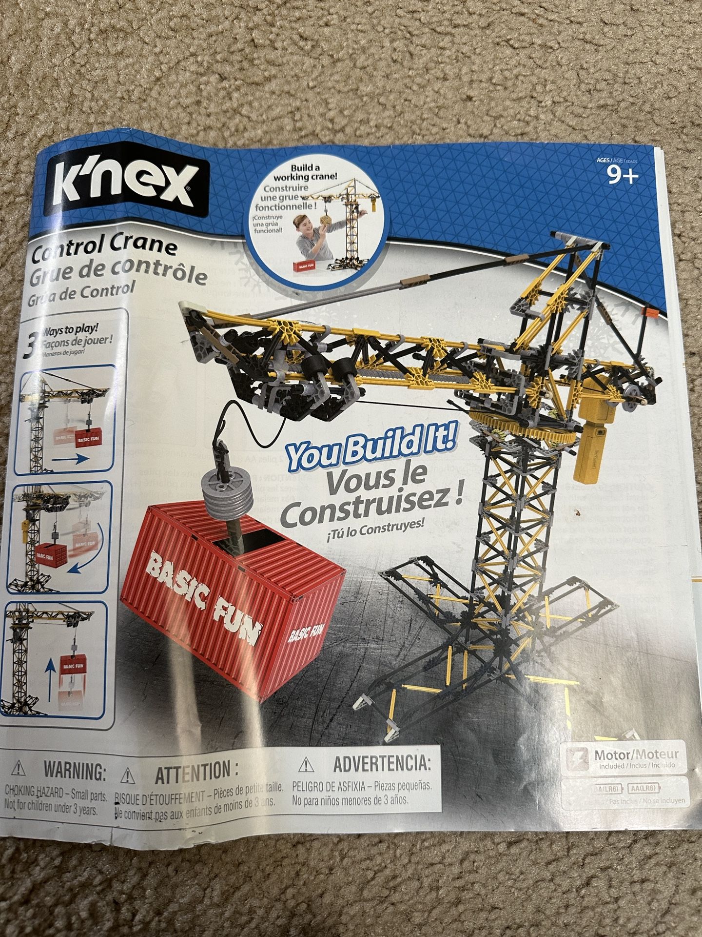 K’Nex Crane, Swing Ride, Beast And Other Sets