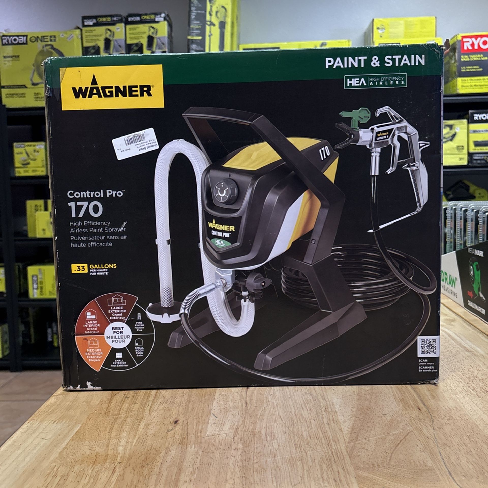 Wagner Control Pro 170 High Efficiency Airless Paint and Stain Sprayer