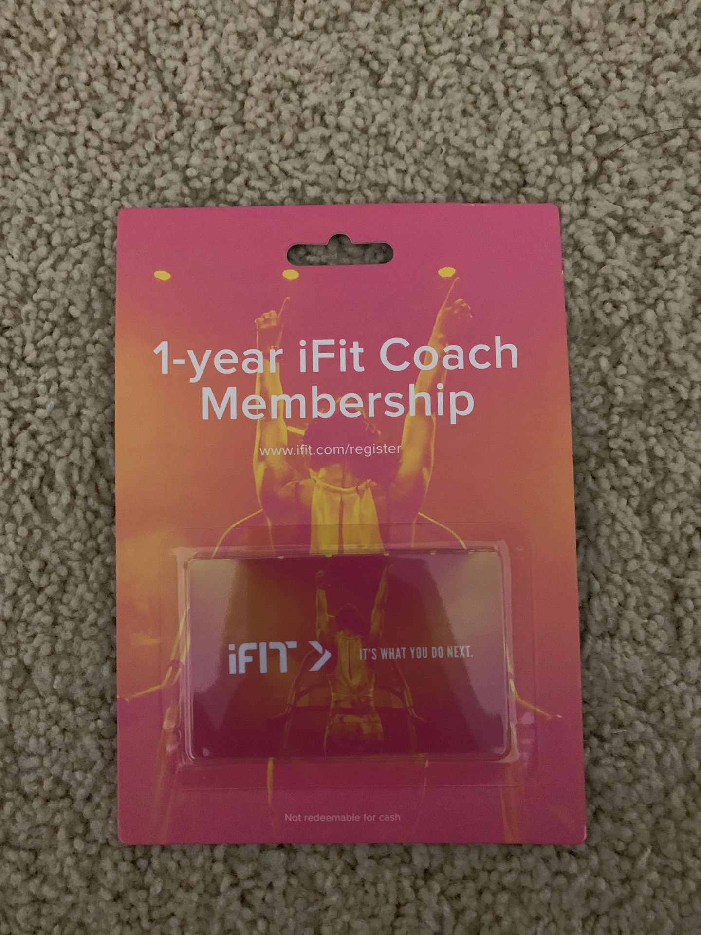 iFit coach membership card valid for 1 year