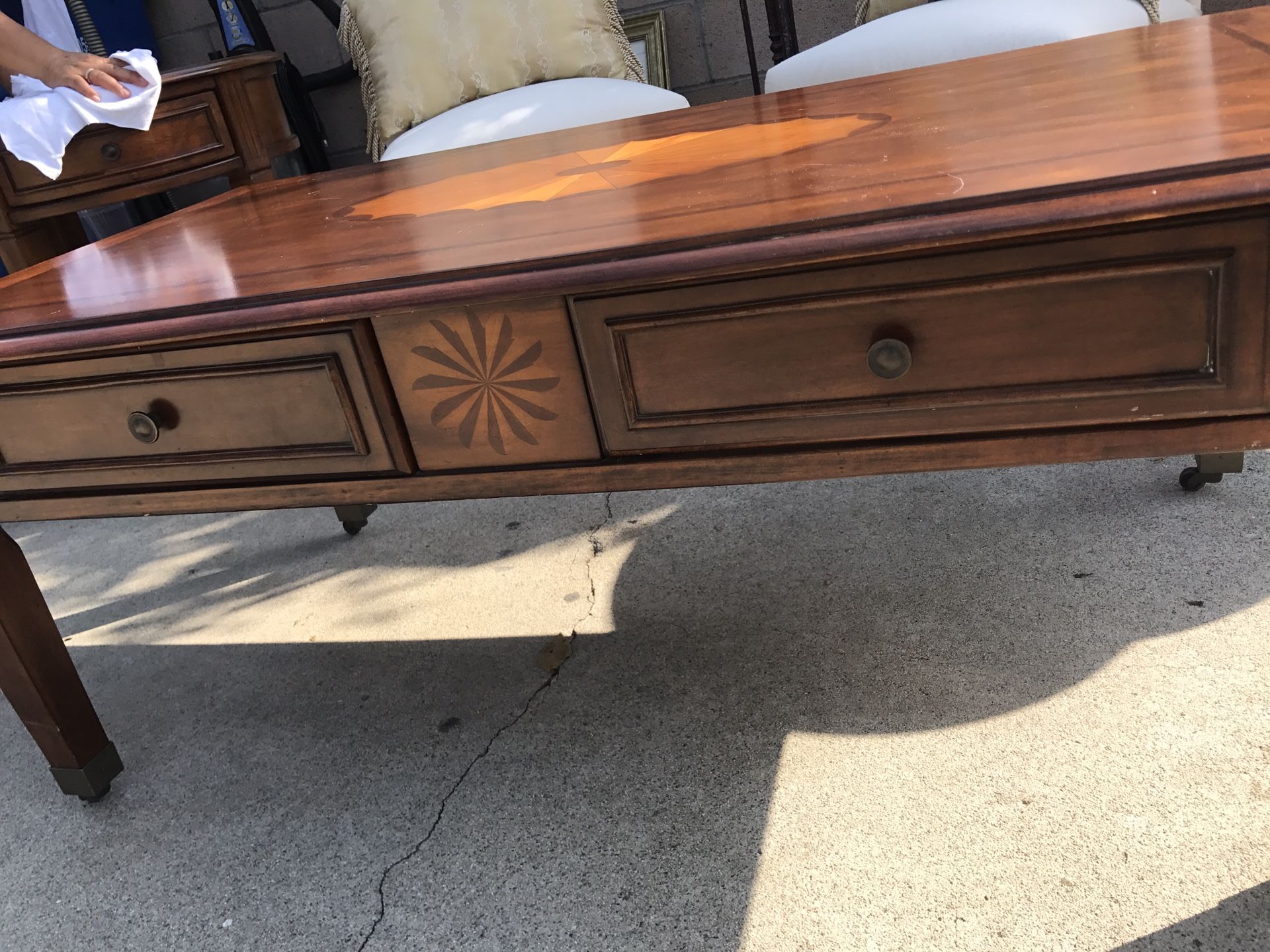 Ashley Furniture Glen Eagle Collection Living Room Set Two (2) end