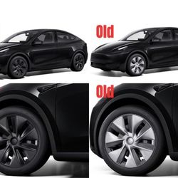 Black Tesla Model Y Covers - Black Out Your Tesla Rims - Dark Covers
