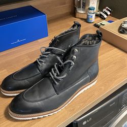 Men’s genuine leather blue boots sz 13
