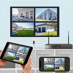 DRAGON TOUCH WIRELESS  4 CAMERA SECURITY SYSTEM 