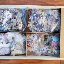 Frozen Puzzles - 12 Puzzle Set (48 pieces each)