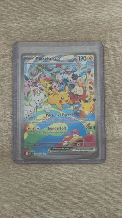 Pokemon 30th Celebration Pikachu ex special illustration rare