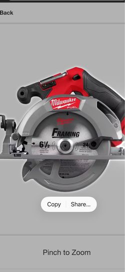 Milwaukee fuel circular saw 6 1/2